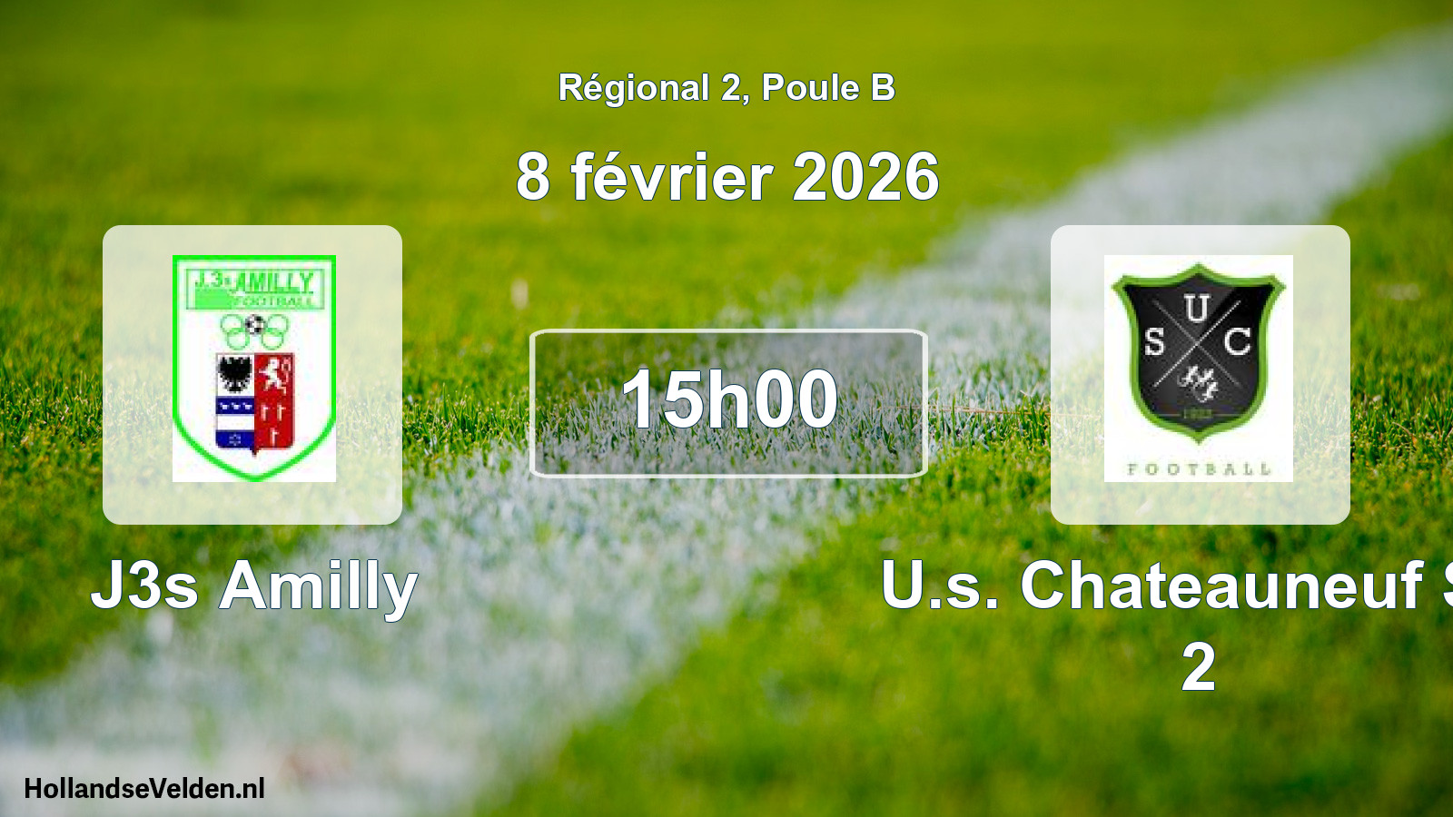 Scheduled Match: J3s Amilly - U.s. Chateauneuf S/l 2 (8 February 2026)