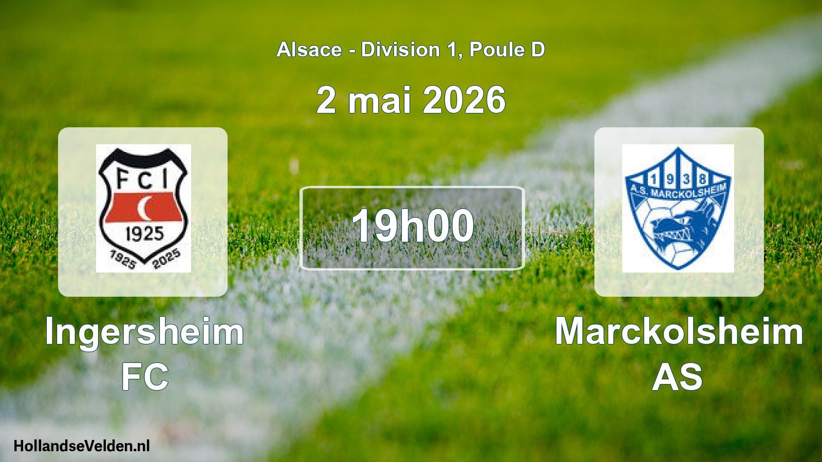 Scheduled Match: Ingersheim FC - Marckolsheim AS (2 May 2026)