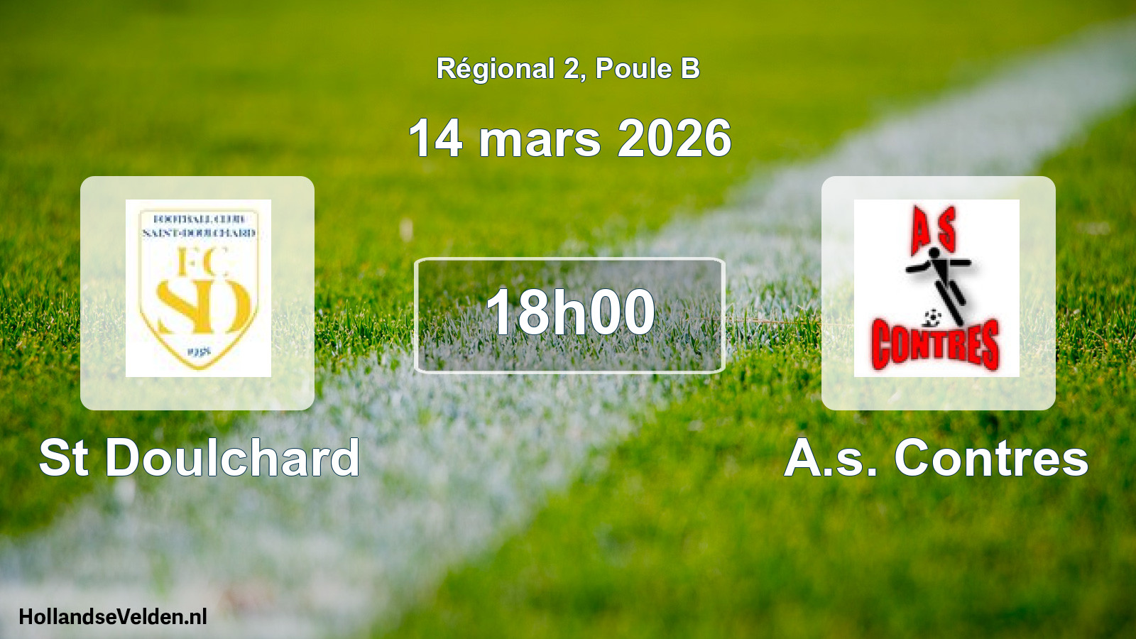 Scheduled Match: St Doulchard - A.s. Contres (14 March 2026)