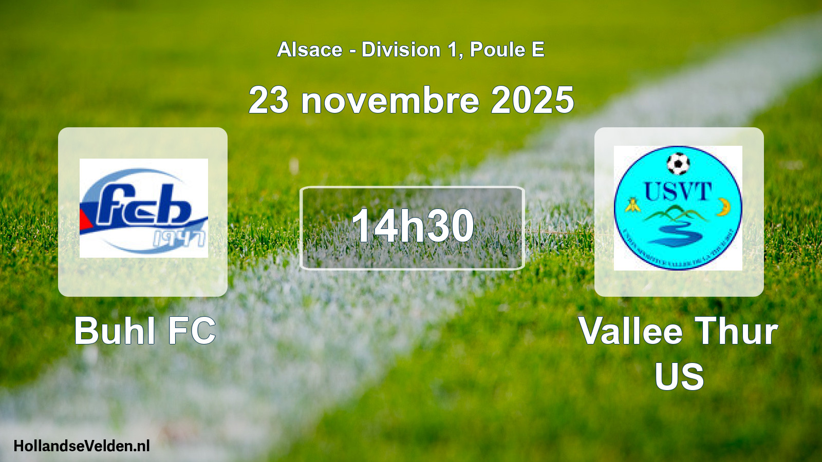 Geplande wedstrijd: Buhl FC - Vallee Thur US (23 november 2025)