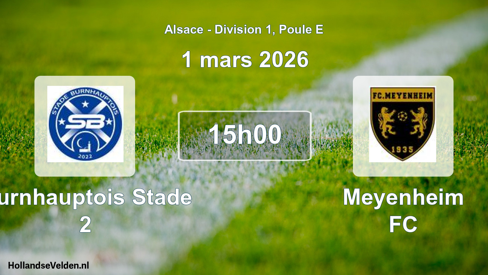 Scheduled Match: Burnhauptois Stade 2 - Meyenheim FC (1 March 2026)