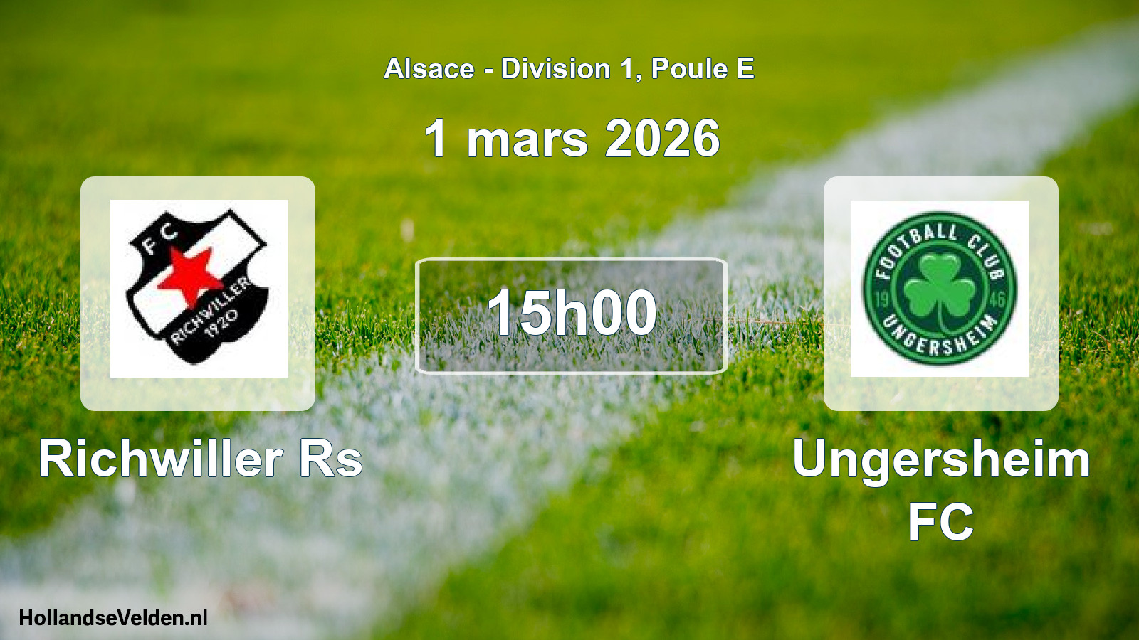Scheduled Match: Richwiller Rs - Ungersheim FC (1 March 2026)