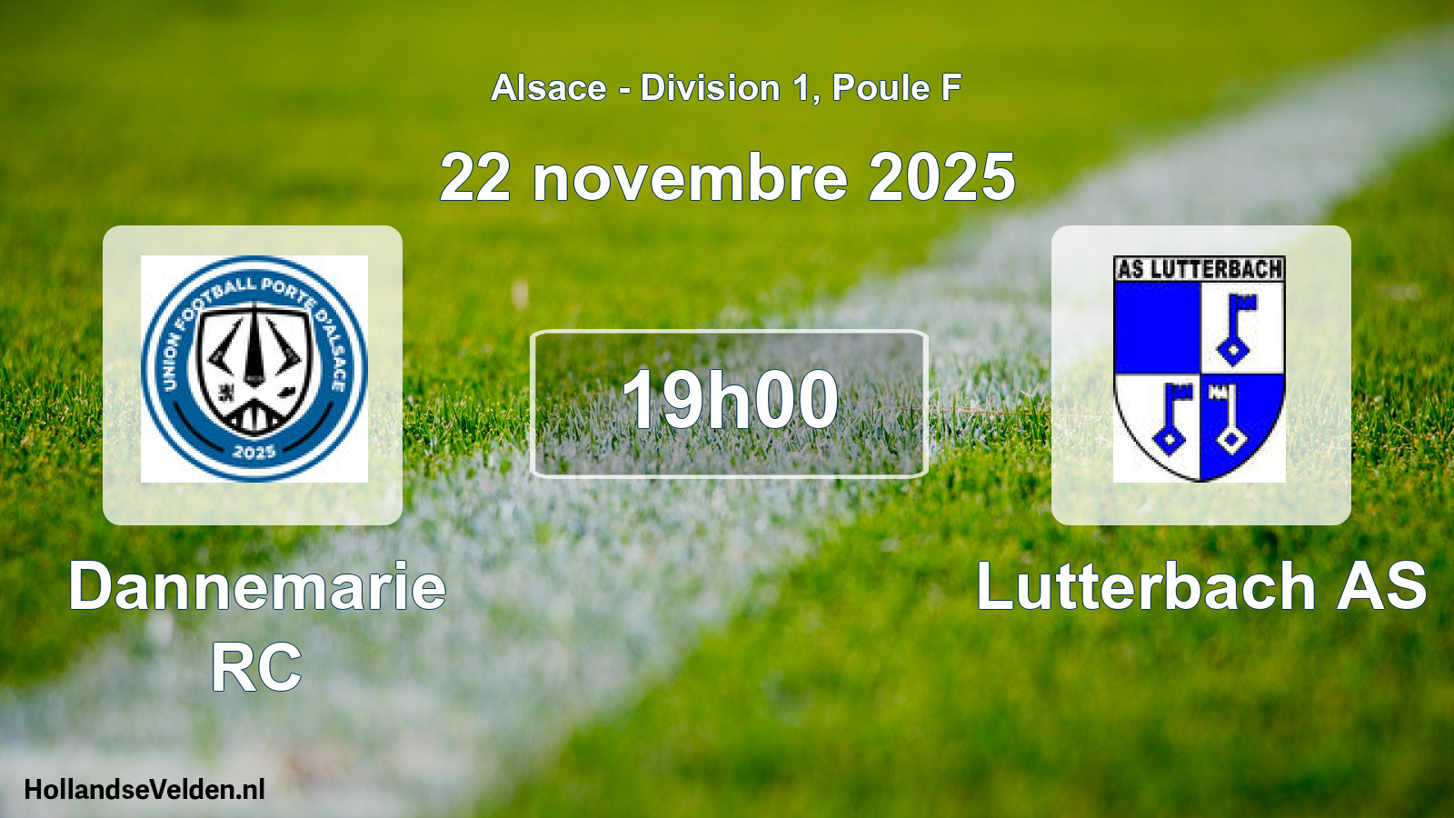 Match programmé: Dannemarie RC - Lutterbach AS (22 novembre 2025)