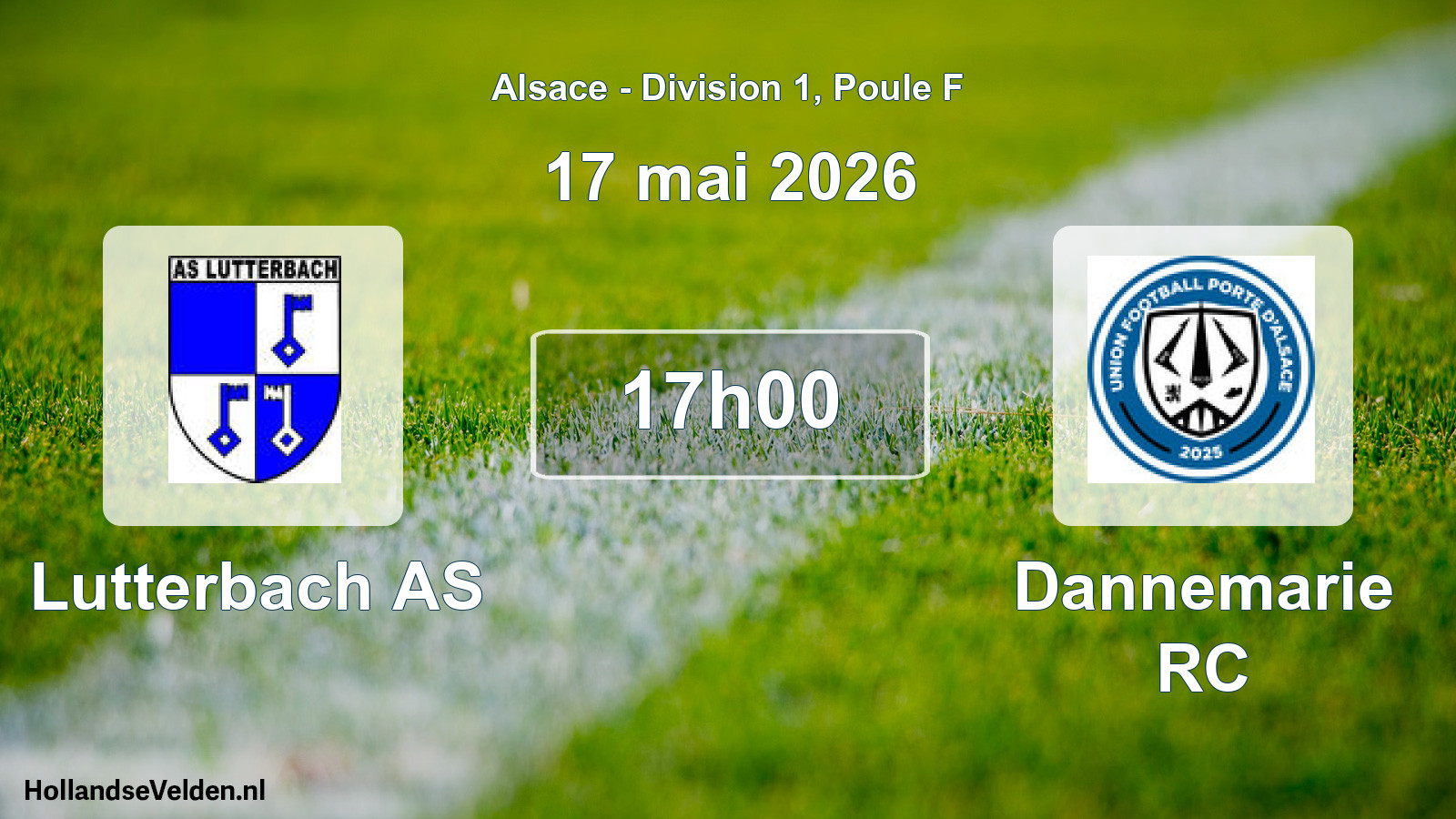 Match programmé: Lutterbach AS - Dannemarie RC (17 mai 2026)