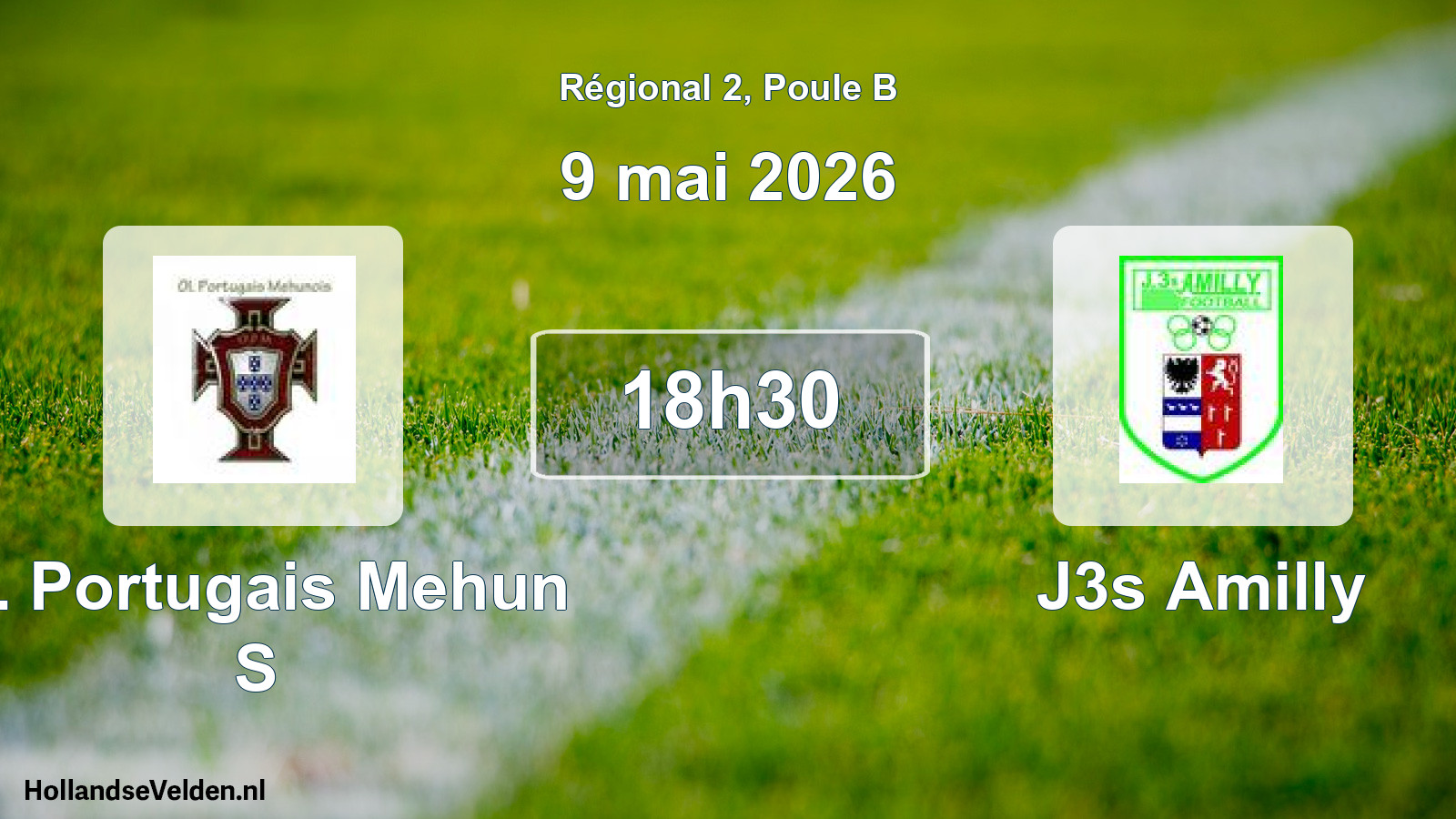 Scheduled Match: O. Portugais Mehun S - J3s Amilly (9 May 2026)