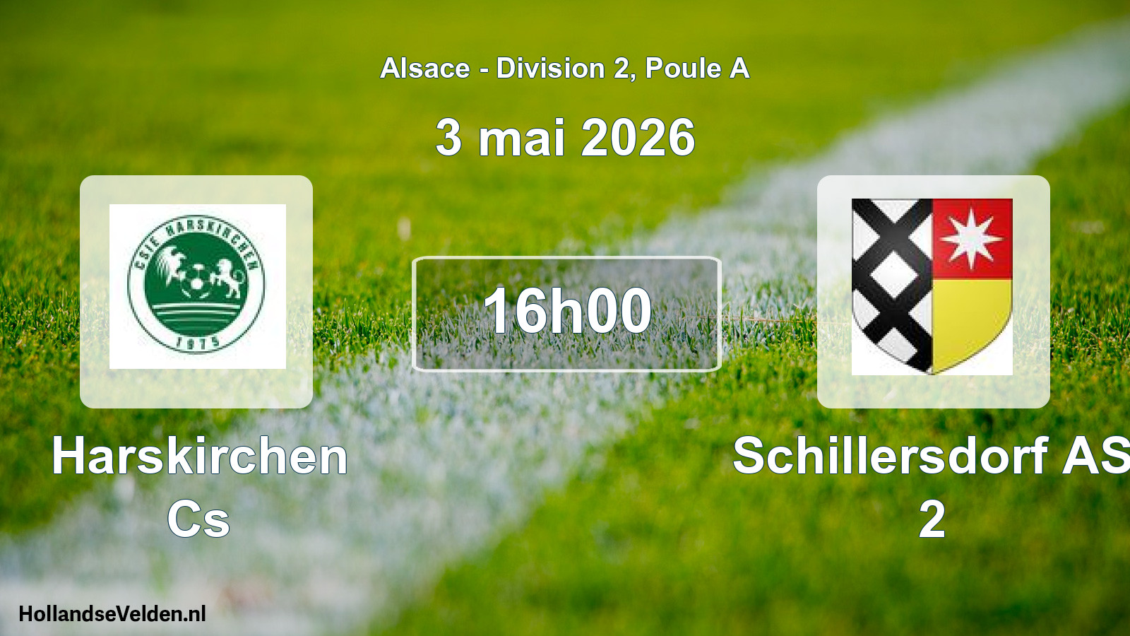 Scheduled Match: Harskirchen Cs - Schillersdorf AS 2 (3 May 2026)