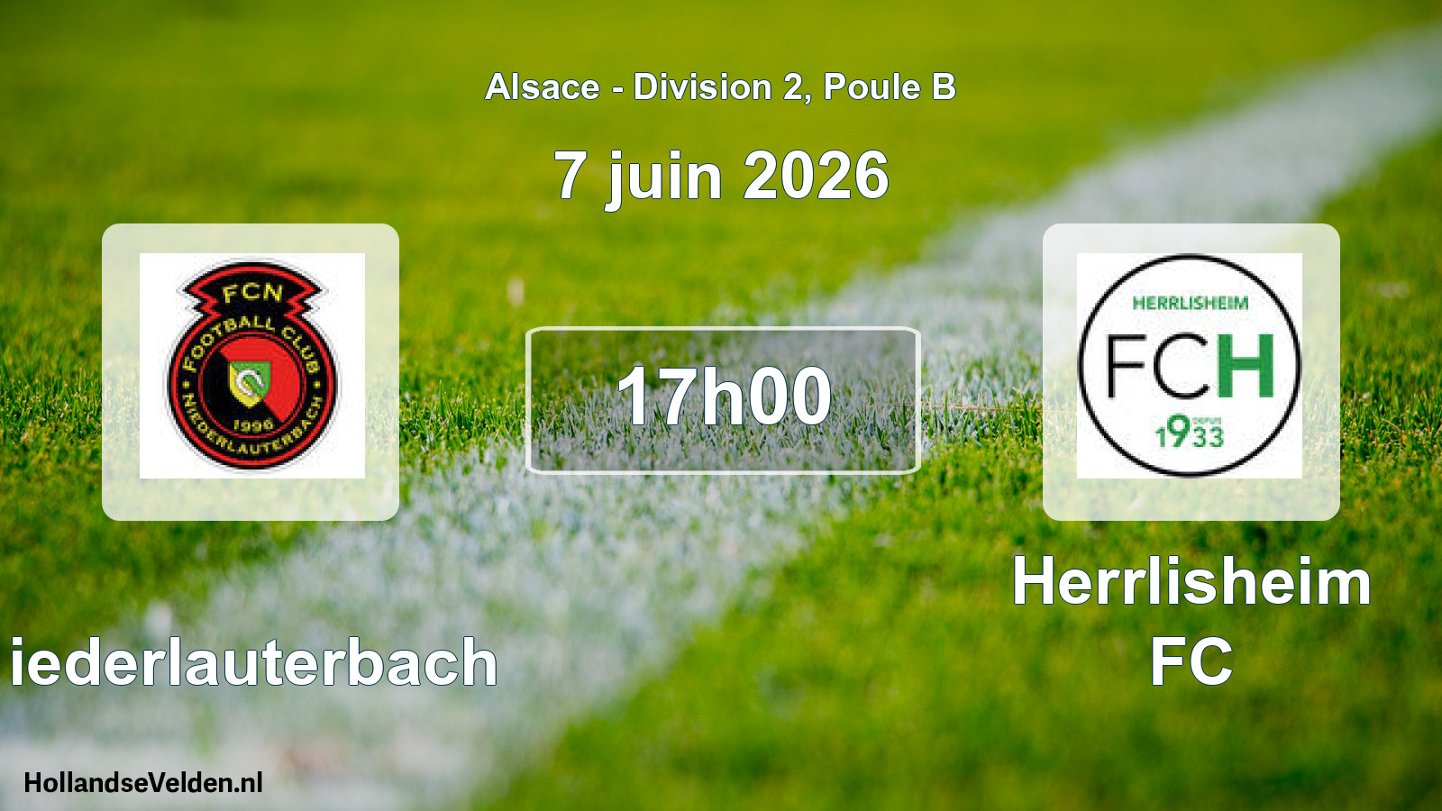 Geplande wedstrijd: Niederlauterbach - Herrlisheim FC (7 juni 2026)