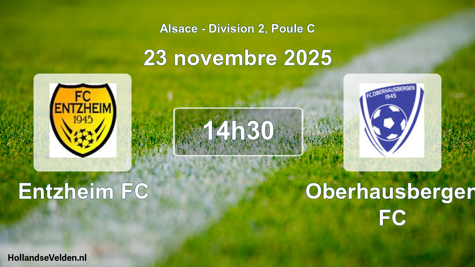 Geplande wedstrijd: Entzheim FC - Oberhausbergen FC (23 november 2025)