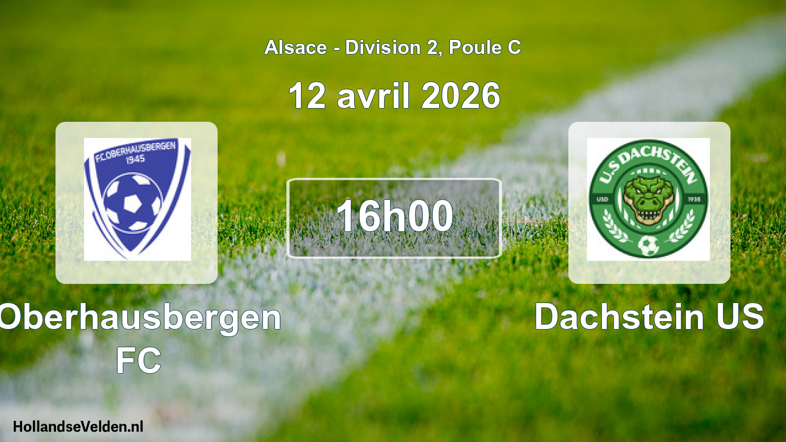 Scheduled Match: Oberhausbergen FC - Dachstein US (12 April 2026)