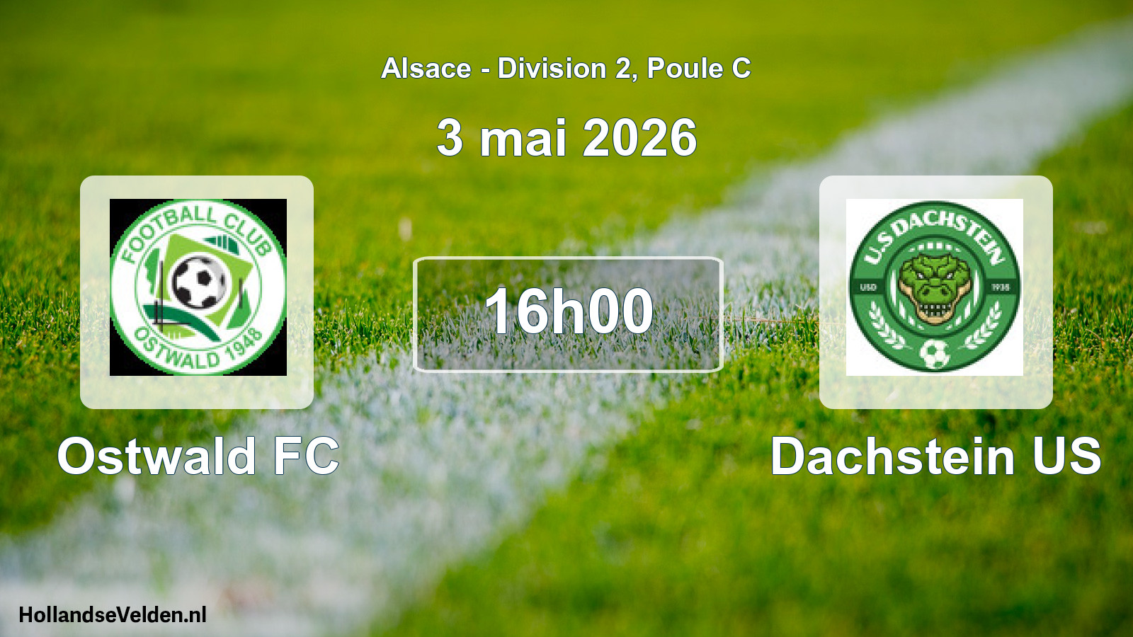 Scheduled Match: Ostwald FC - Dachstein US (3 May 2026)