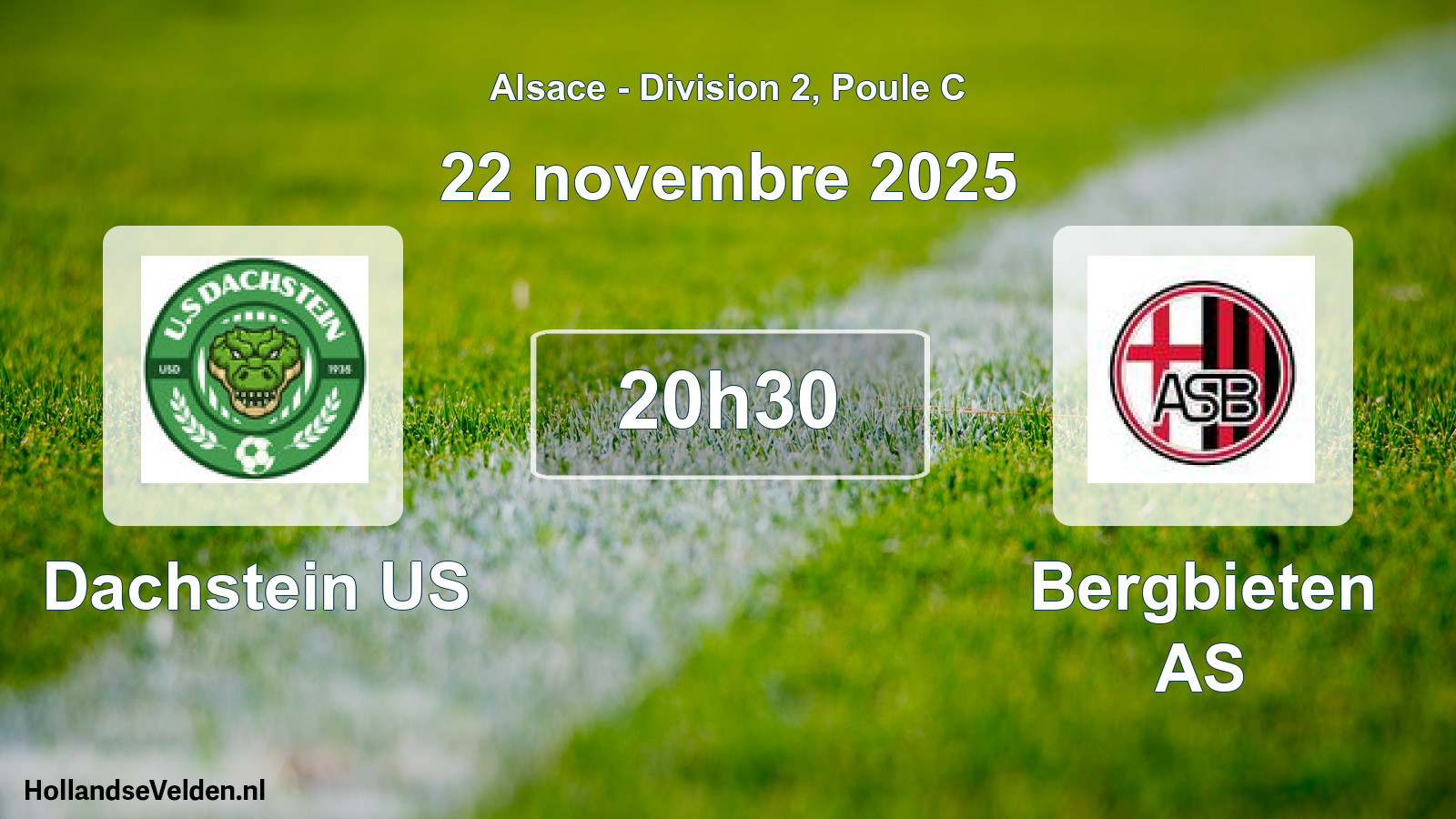 Match programmé: Dachstein US - Bergbieten AS (17 mai 2026)