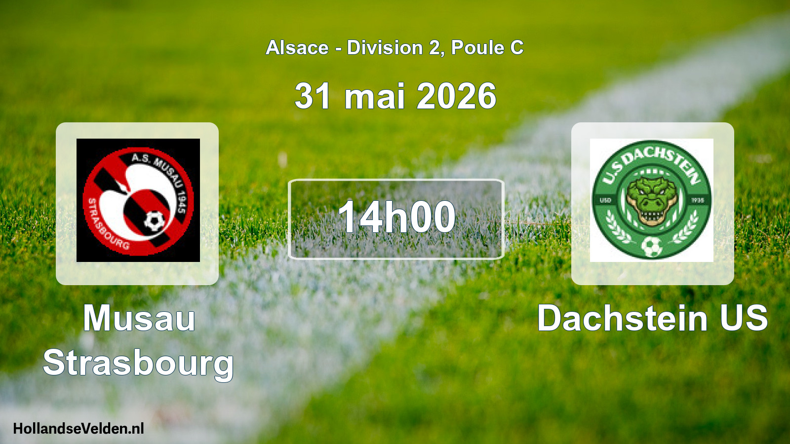 Scheduled Match: Musau Strasbourg - Dachstein US (31 May 2026)