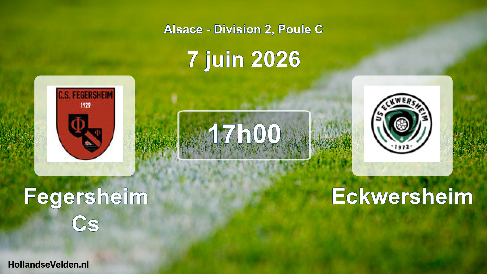 Scheduled Match: Fegersheim Cs - Eckwersheim (7 June 2026)