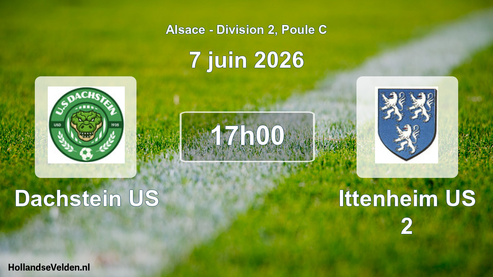 Scheduled Match: Dachstein US - Ittenheim US 2 (7 June 2026)