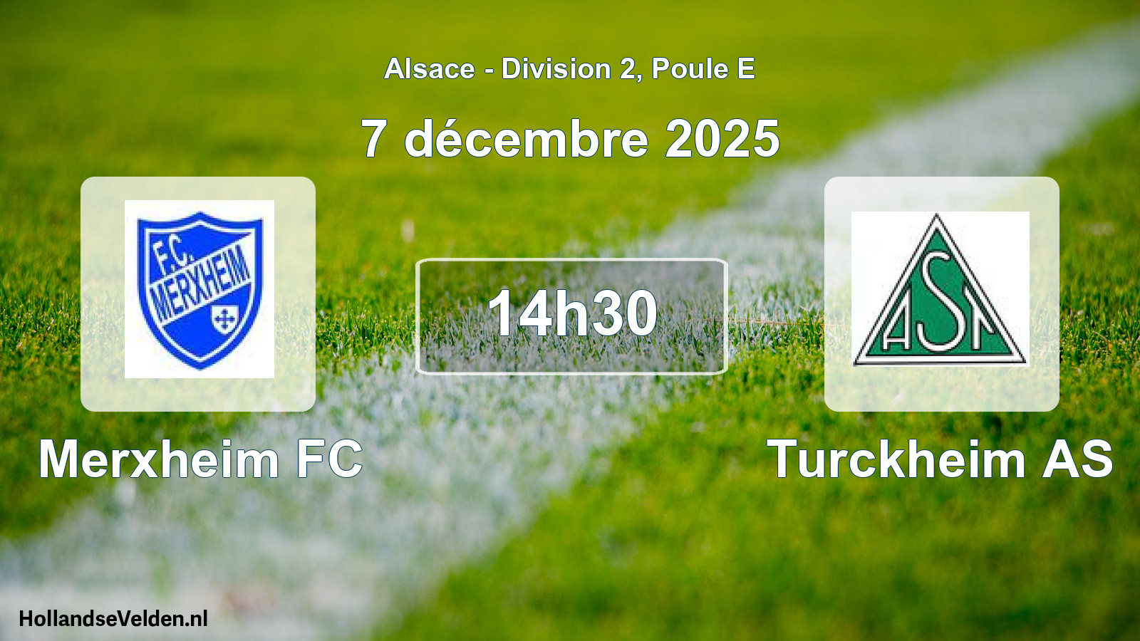 Geplande wedstrijd: Merxheim FC - Turckheim AS (7 december 2025)