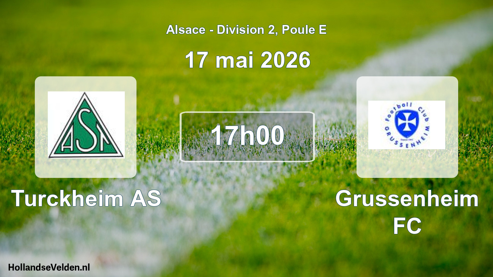 Geplande wedstrijd: Turckheim AS - Grussenheim FC (17 mei 2026)