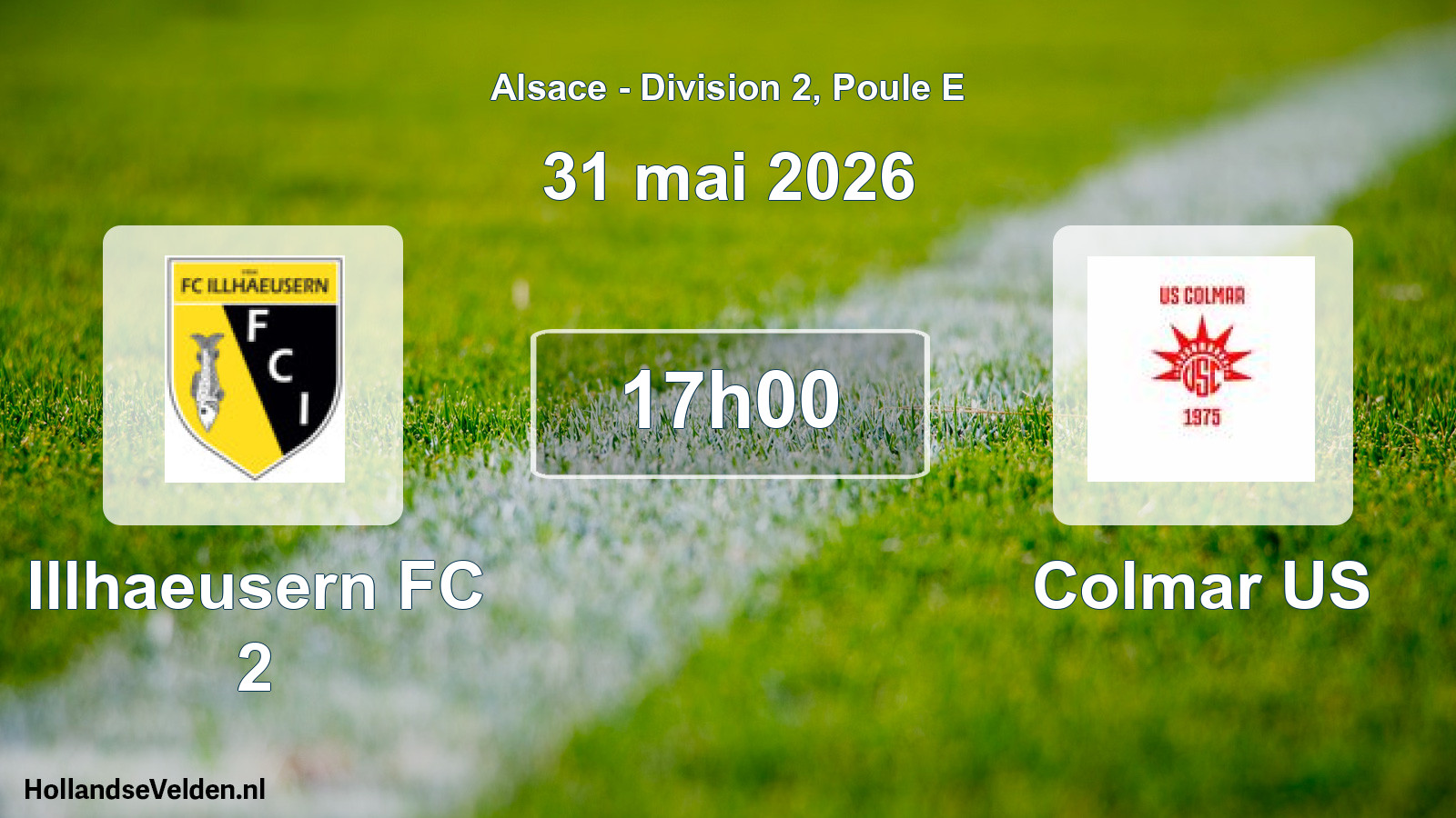 Scheduled Match: Illhaeusern FC 2 - Colmar US (31 May 2026)