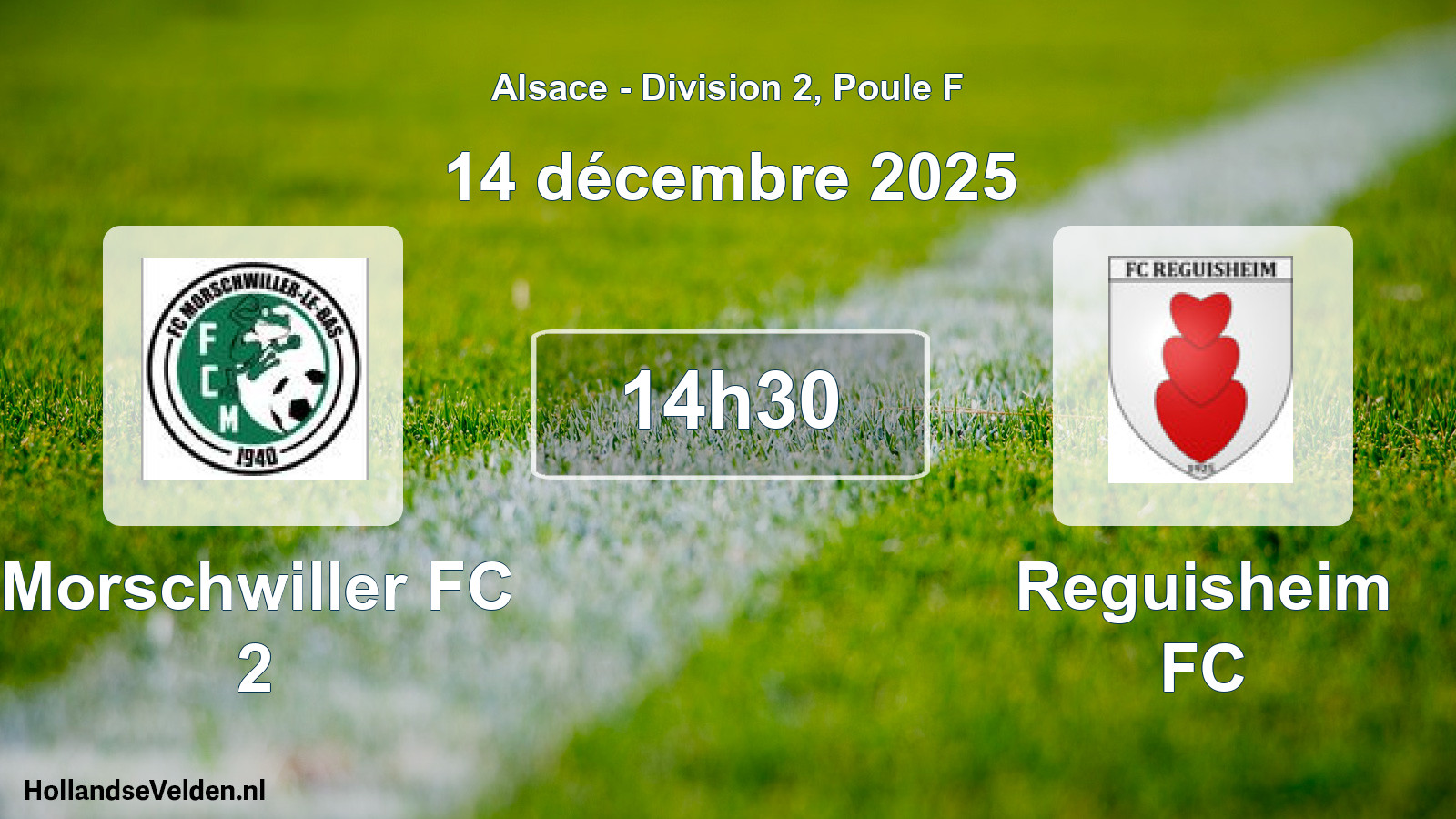 Scheduled Match: Morschwiller FC 2 - Reguisheim FC (14 December 2025)