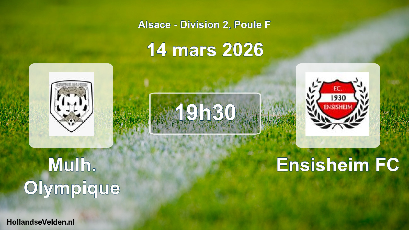 Scheduled Match: Mulh. Olympique - Ensisheim FC (14 March 2026)