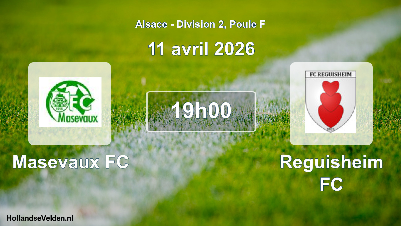 Scheduled Match: Masevaux FC - Reguisheim FC (11 April 2026)