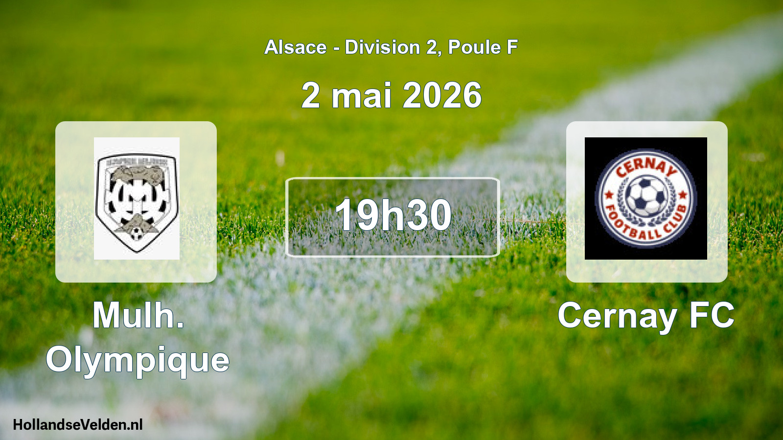 Scheduled Match: Mulh. Olympique - Cernay FC (2 May 2026)