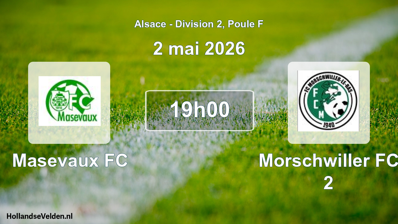 Scheduled Match: Masevaux FC - Morschwiller FC 2 (2 May 2026)