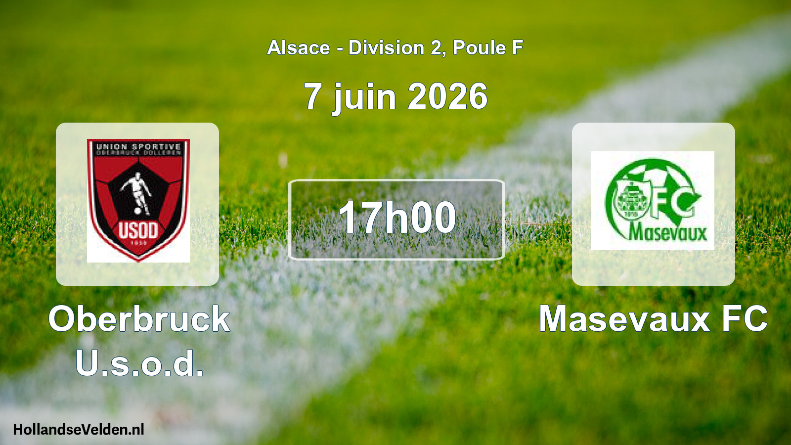 Geplande wedstrijd: Oberbruck U.s.o.d. - Masevaux FC (7 juni 2026)