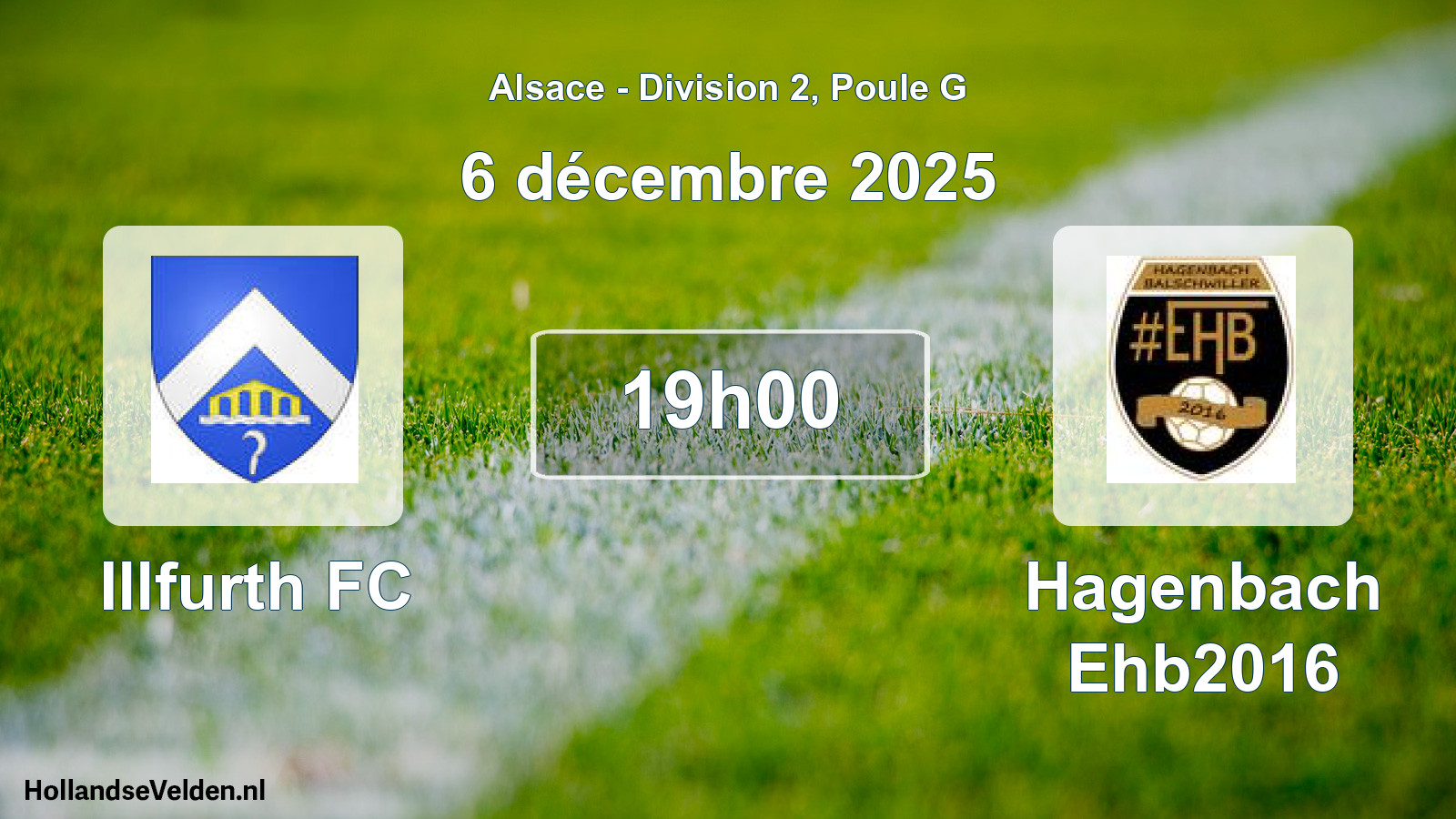 Scheduled Match: Illfurth FC - Hagenbach Ehb2016 (6 December 2025)