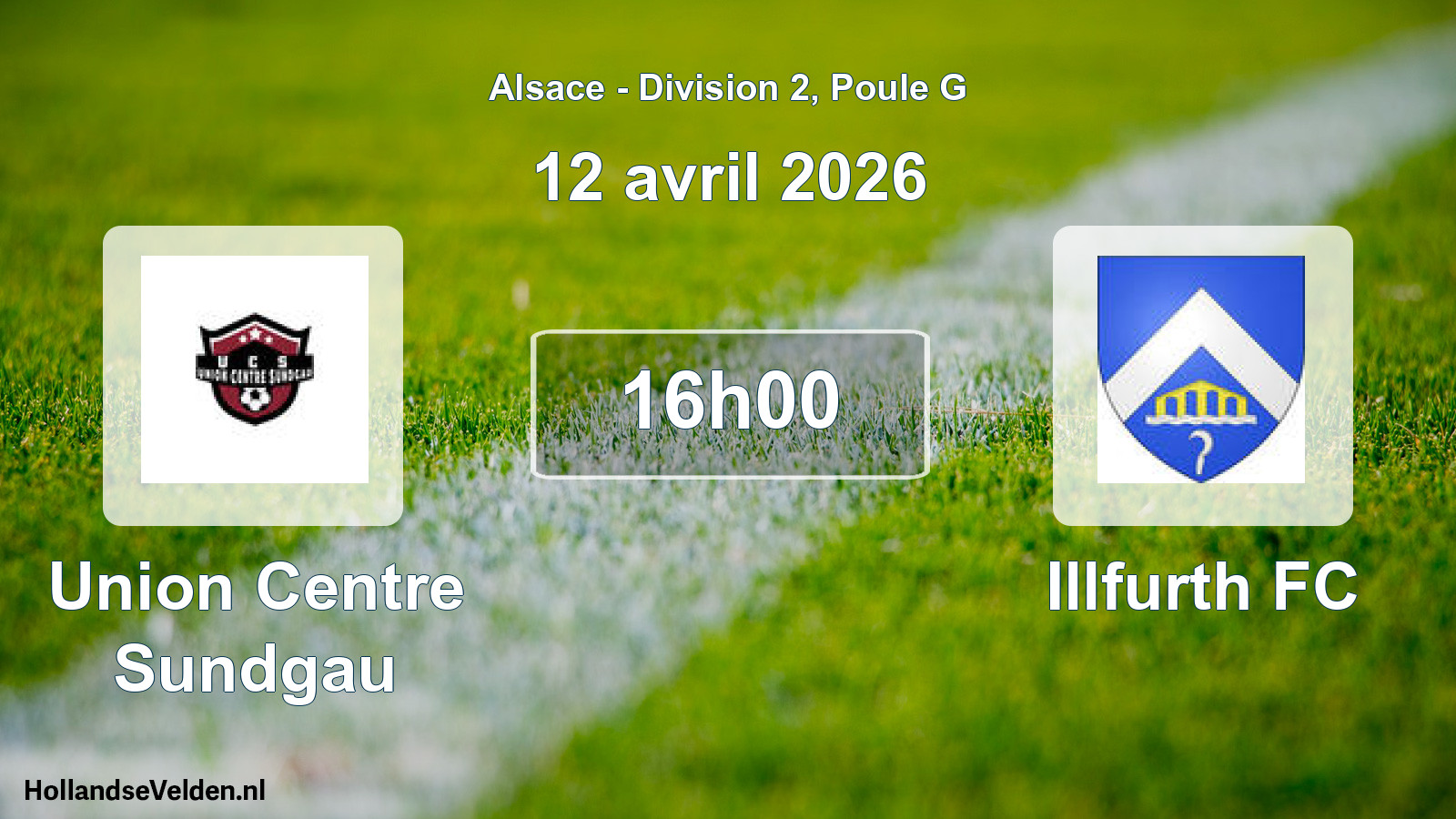 Geplande wedstrijd: Union Centre Sundgau - Illfurth FC (12 april 2026)