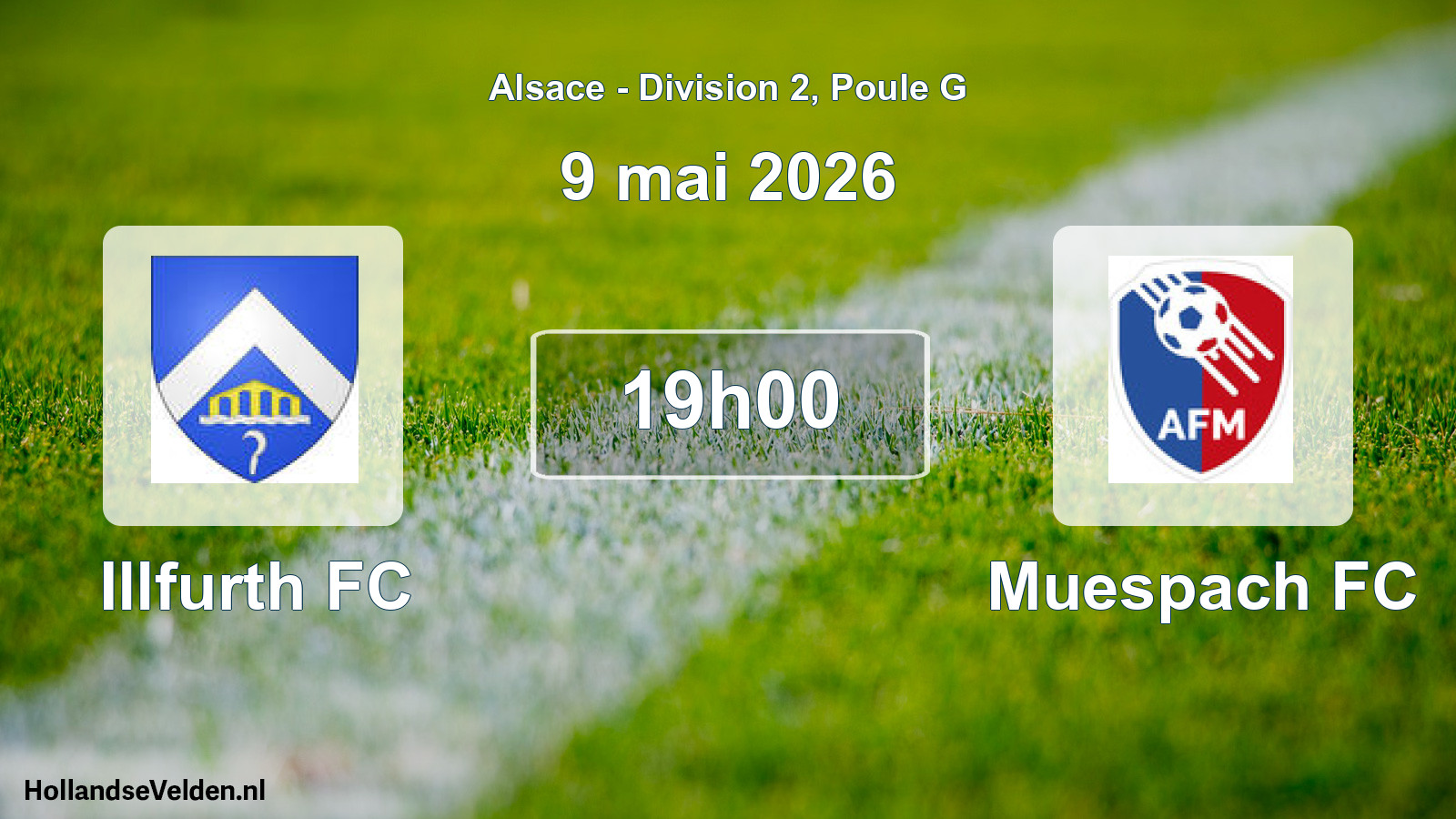 Match programmé: Illfurth FC - Muespach FC (9 mai 2026)