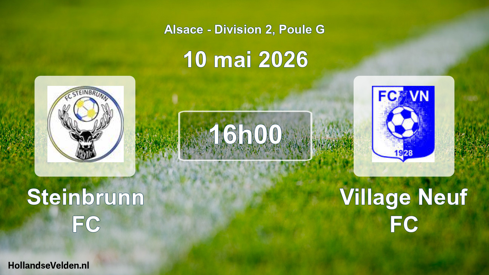 Match programmé: Steinbrunn FC - Village Neuf FC (10 mai 2026)