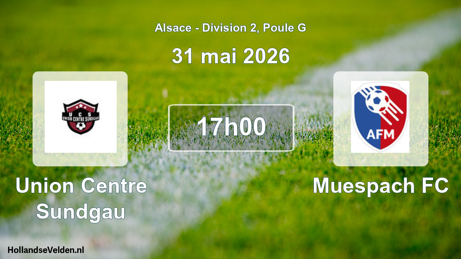 Scheduled Match: Union Centre Sundgau - Muespach FC (31 May 2026)