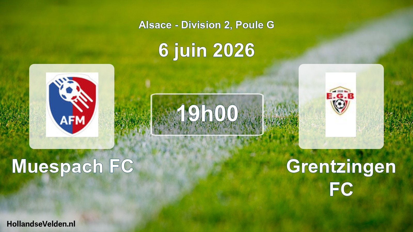 Geplande wedstrijd: Muespach FC - Grentzingen FC (6 juni 2026)
