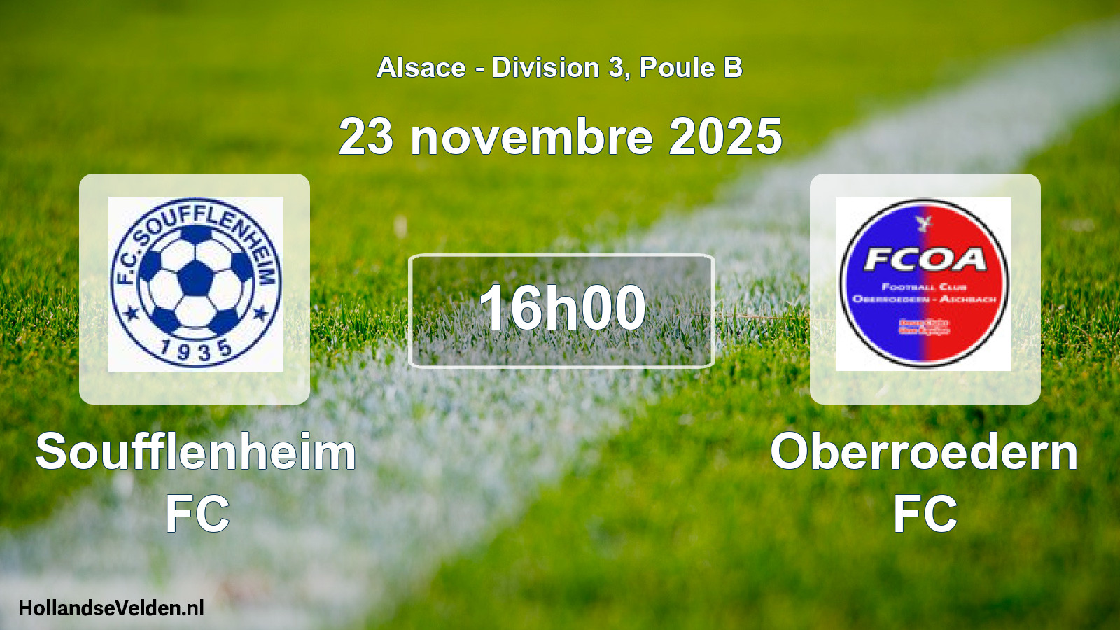 Scheduled Match: Soufflenheim FC - Oberroedern FC (23 November 2025)