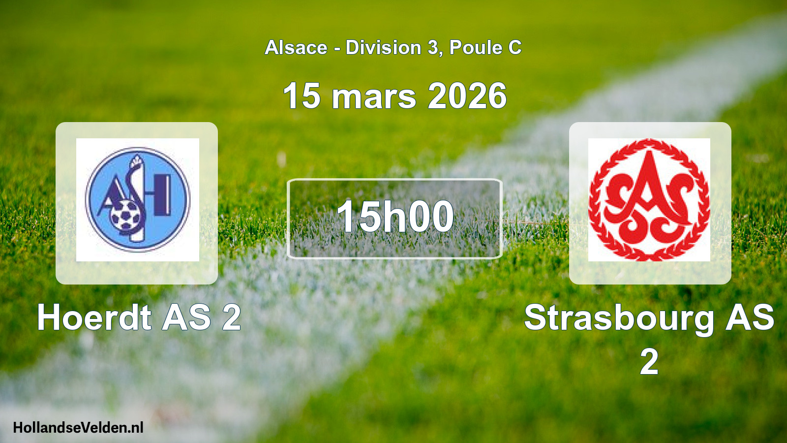 Scheduled Match: Hoerdt AS 2 - Strasbourg AS 2 (15 March 2026)
