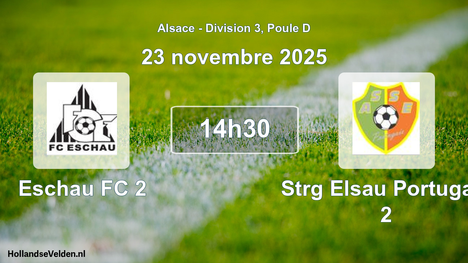 Scheduled Match: Eschau FC 2 - Strg Elsau Portugais 2 (23 November 2025)