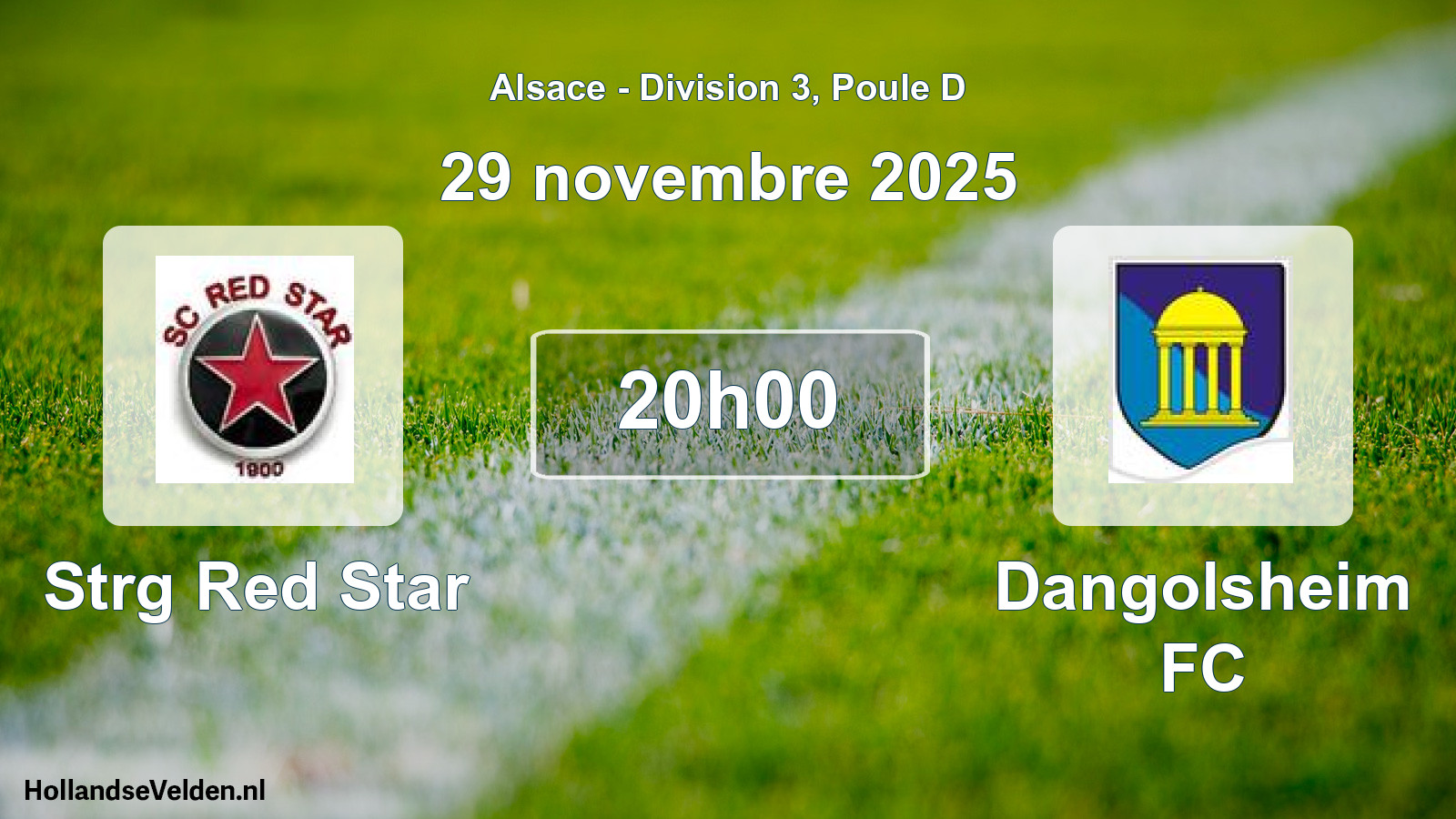 Scheduled Match: Strg Red Star - Dangolsheim FC (29 November 2025)