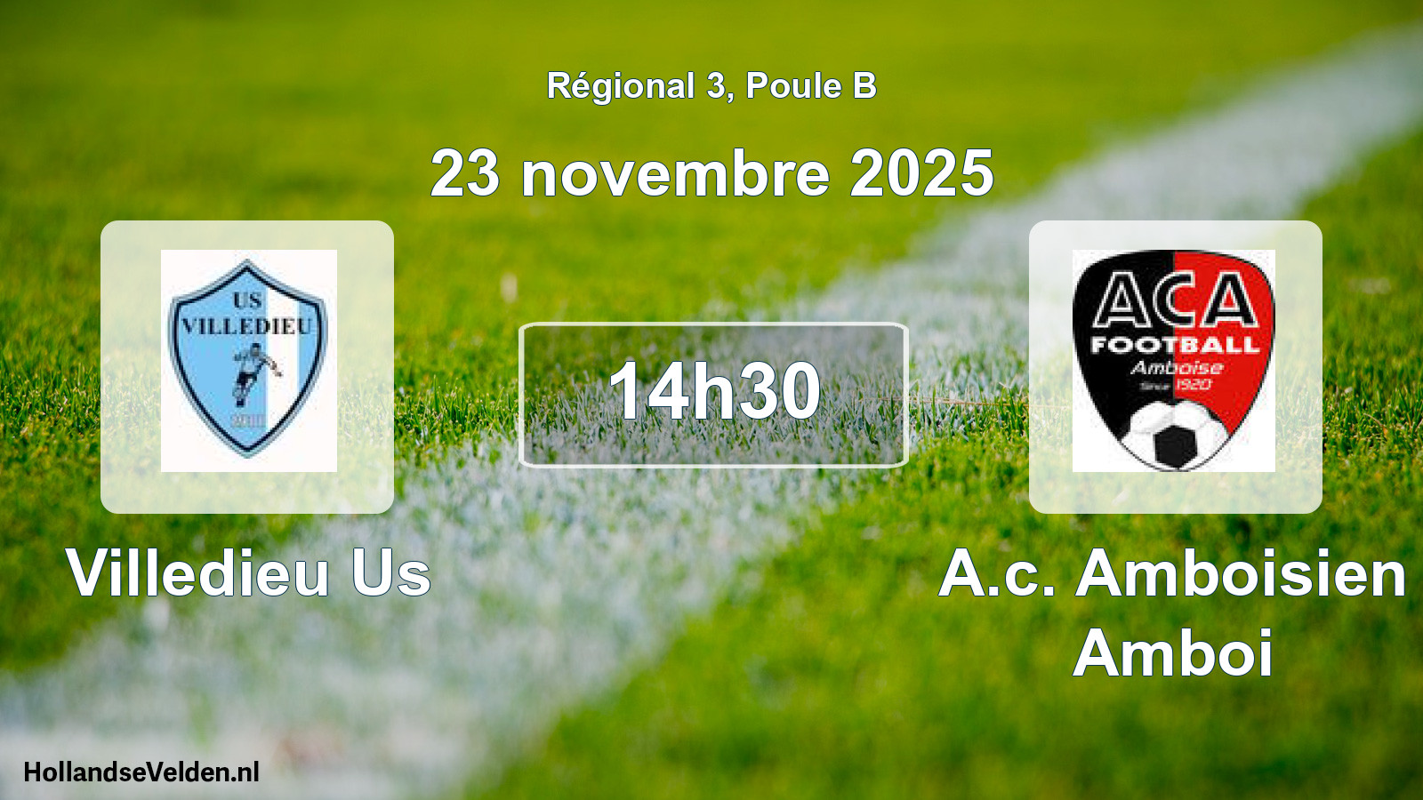Scheduled Match: Villedieu Us - A.c. Amboisien Amboi (23 November 2025)