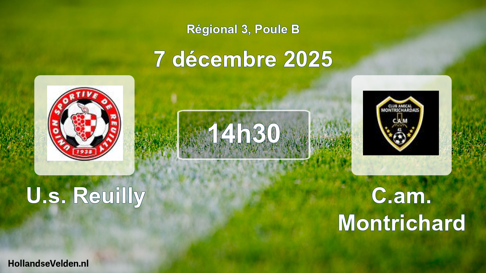 Geplande wedstrijd: U.s. Reuilly - C.am. Montrichard (7 december 2025)