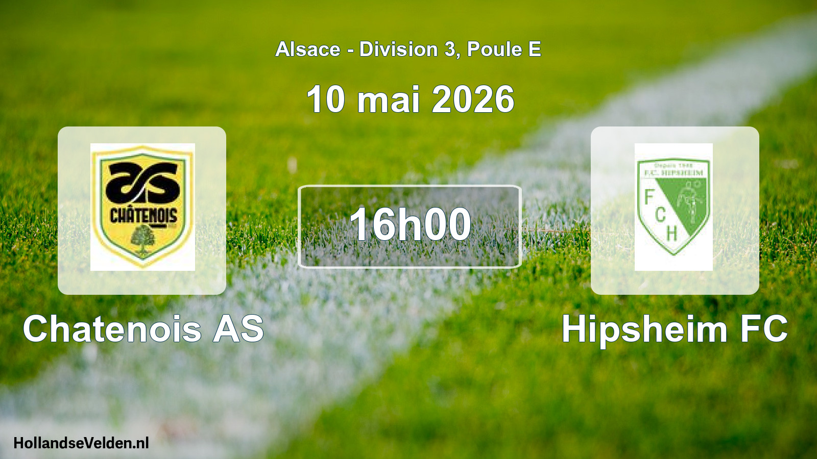 Scheduled Match: Chatenois AS - Hipsheim FC (10 May 2026)
