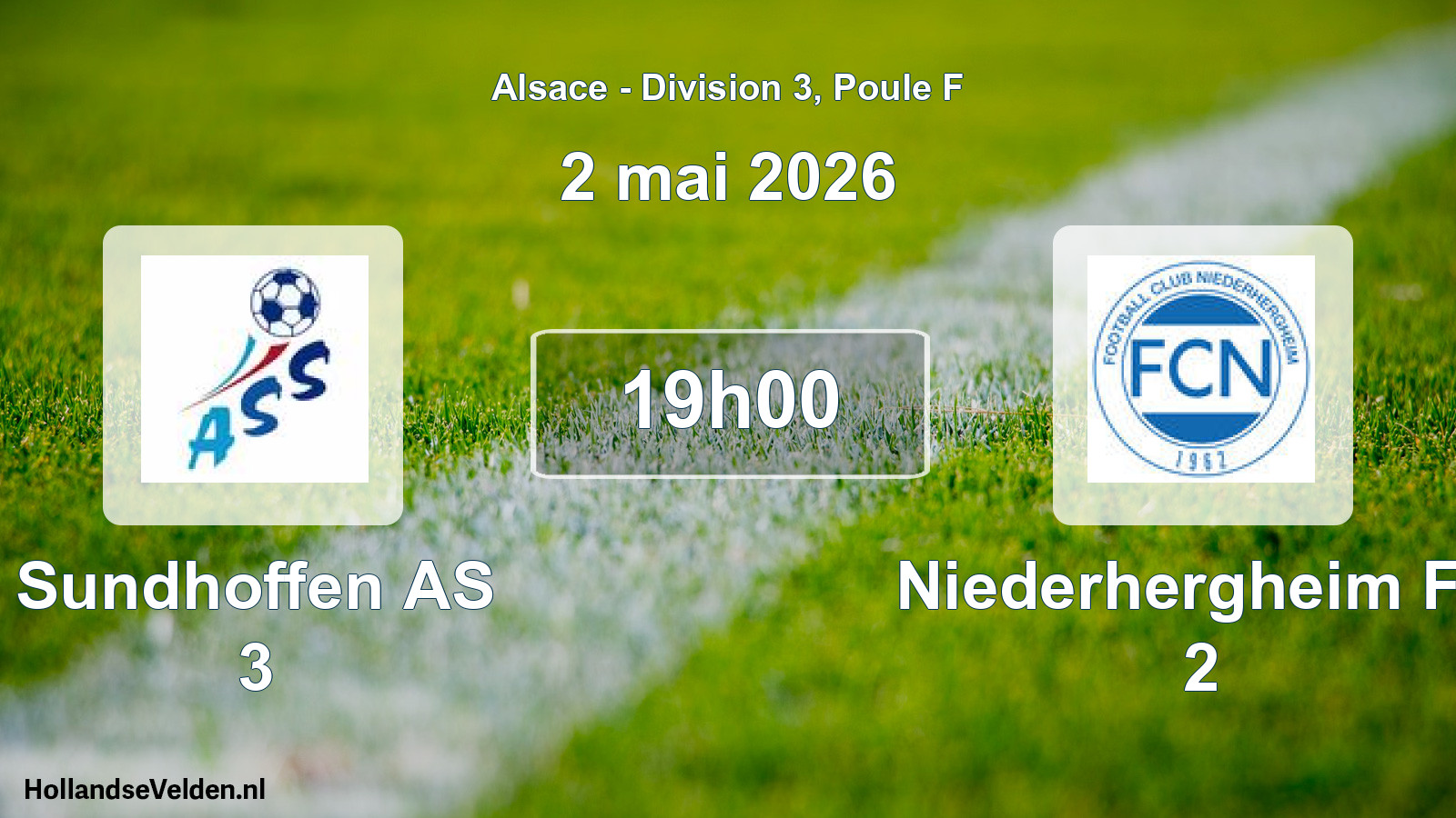 Scheduled Match: Sundhoffen AS 3 - Niederhergheim FC 2 (2 May 2026)