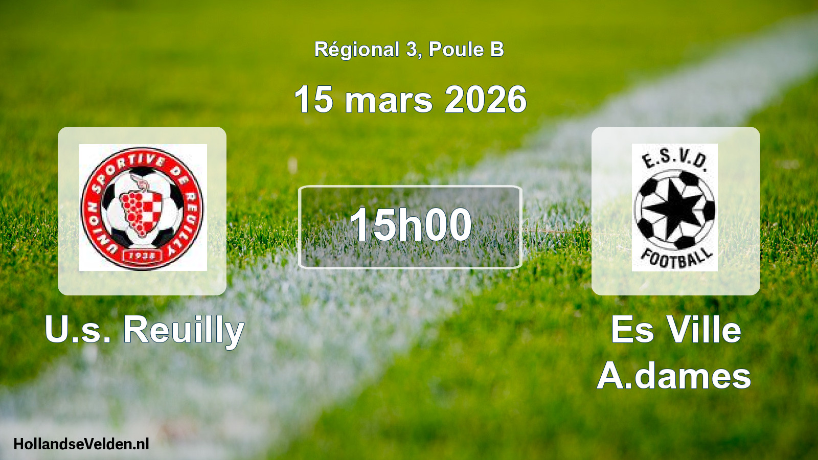 Scheduled Match: U.s. Reuilly - Es Ville A.dames (15 March 2026)