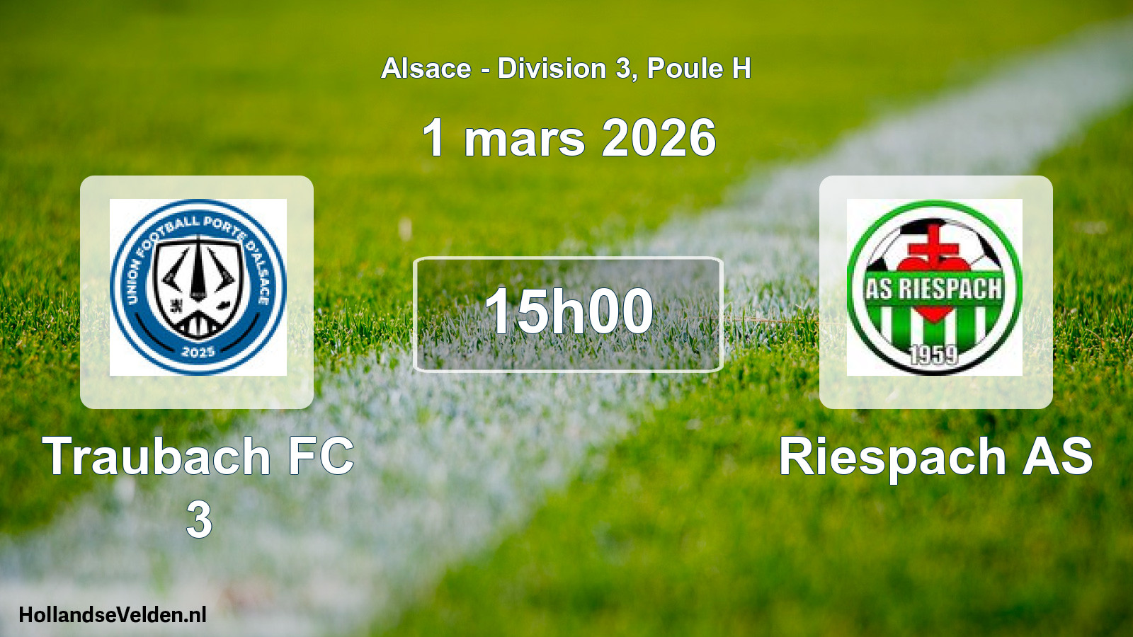 Scheduled Match: Traubach FC 3 - Riespach AS (1 March 2026)