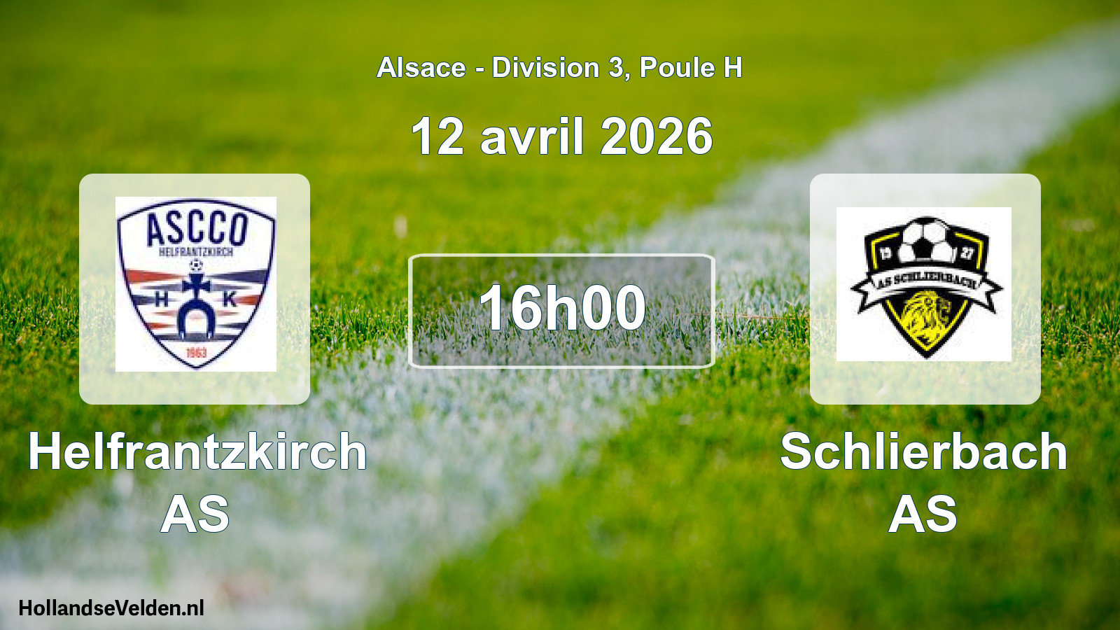 Scheduled Match: Helfrantzkirch AS - Schlierbach AS (12 April 2026)
