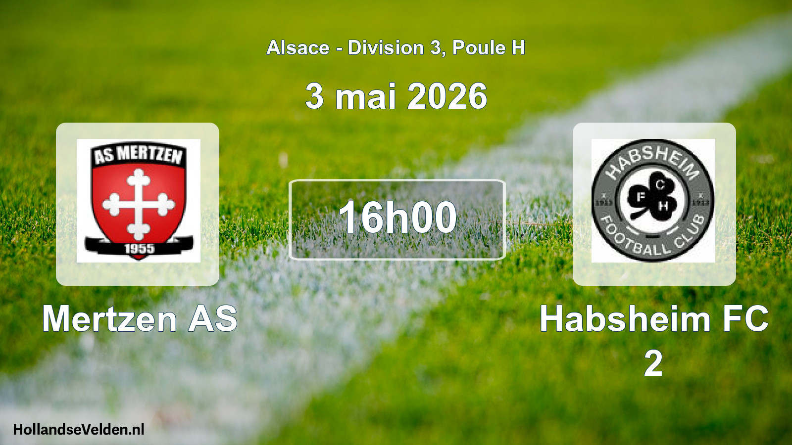 Scheduled Match: Mertzen AS - Habsheim FC 2 (3 May 2026)