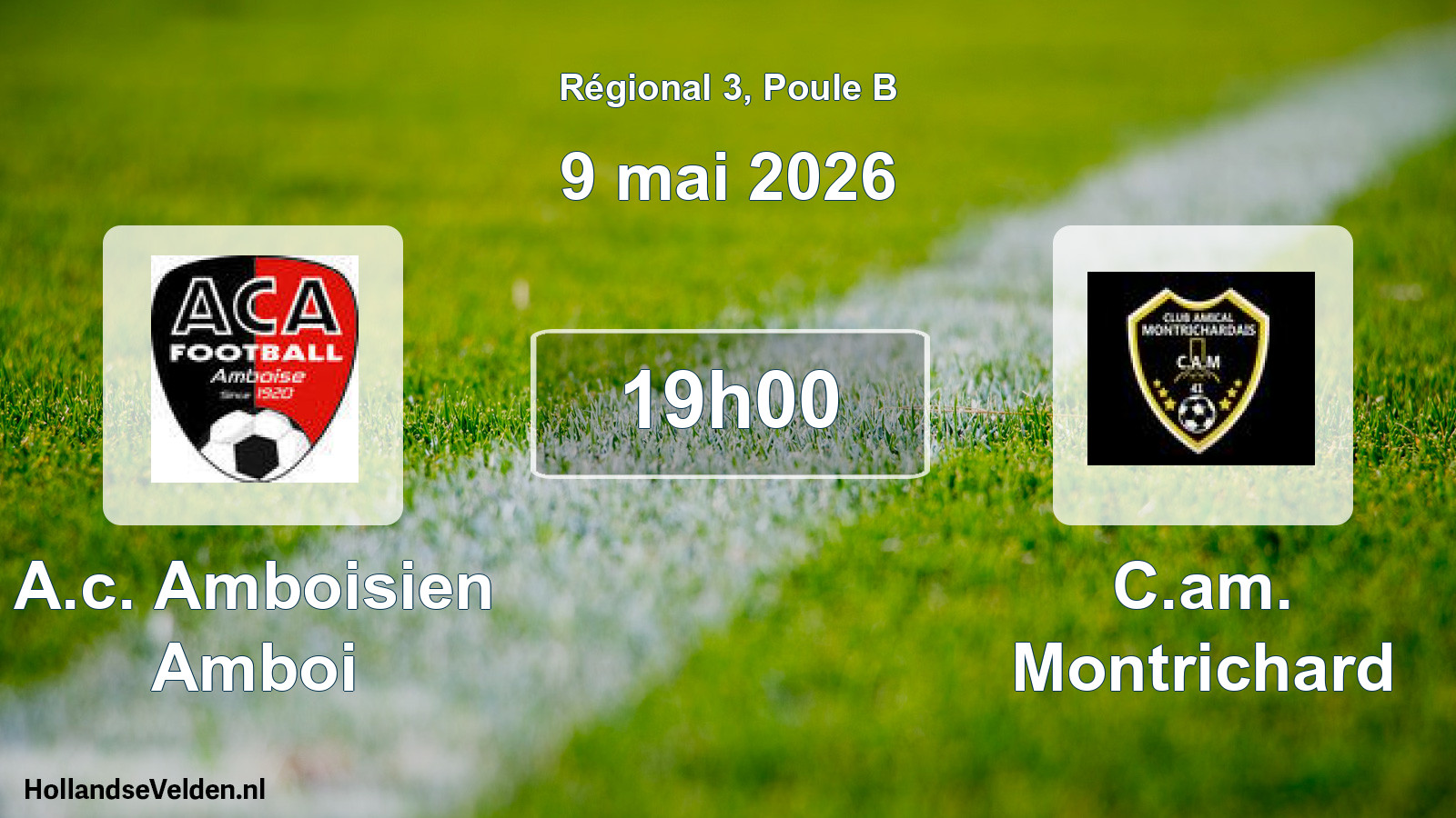 Scheduled Match: A.c. Amboisien Amboi - C.am. Montrichard (9 May 2026)