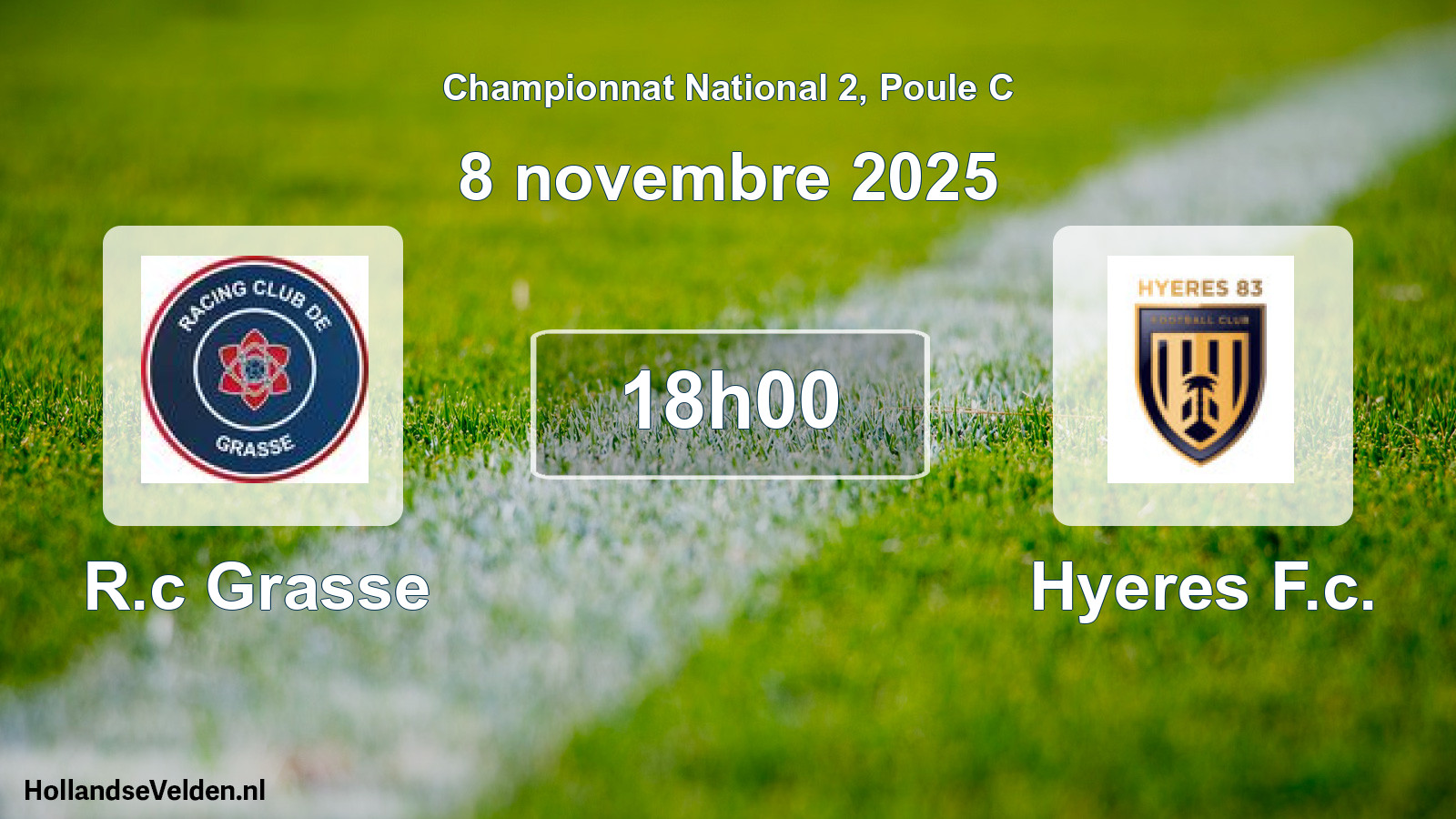 Scheduled Match: R.c Grasse - Hyeres F.c. (8 November 2025)