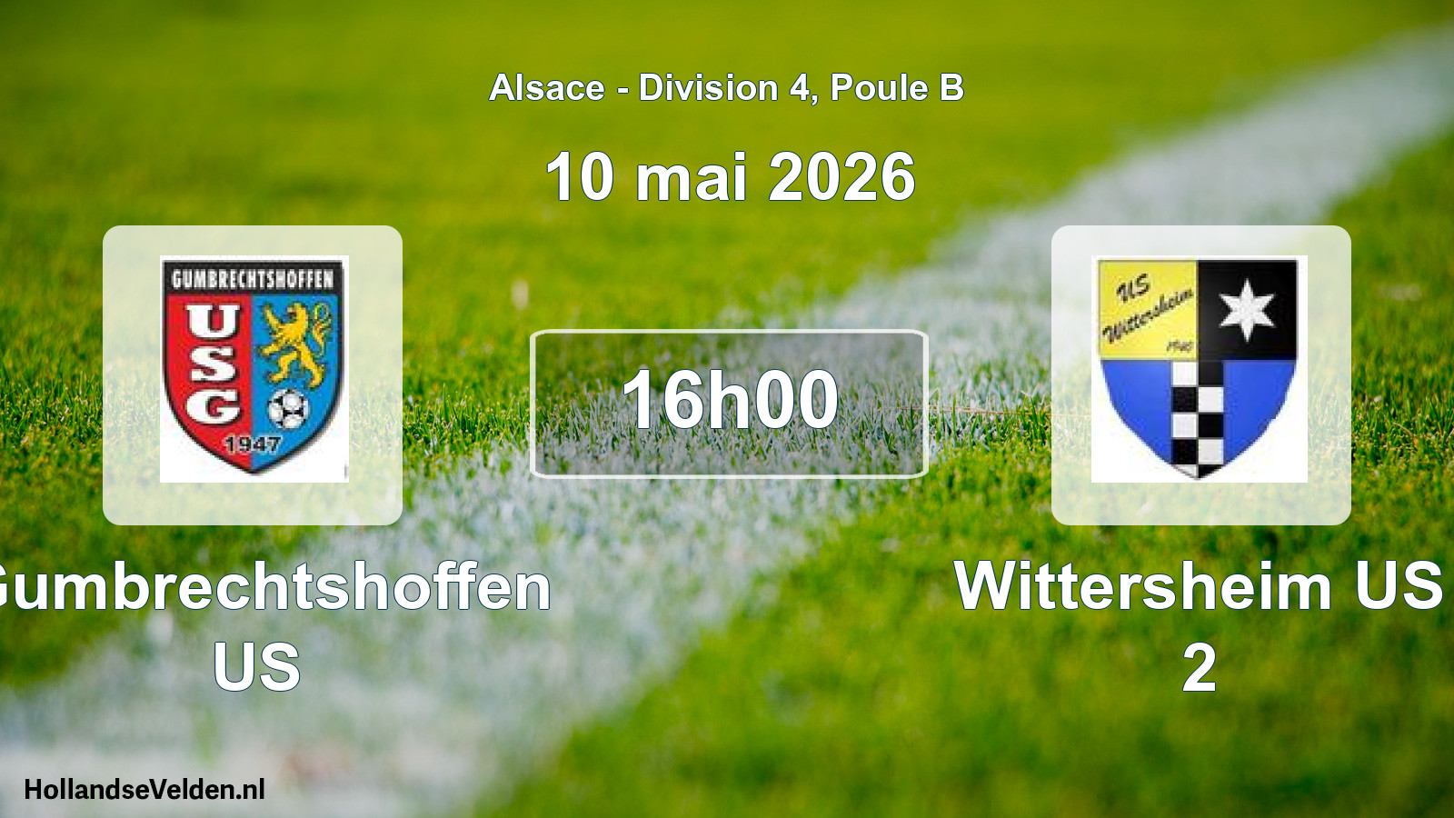 Scheduled Match: Gumbrechtshoffen US - Wittersheim US 2 (10 May 2026)