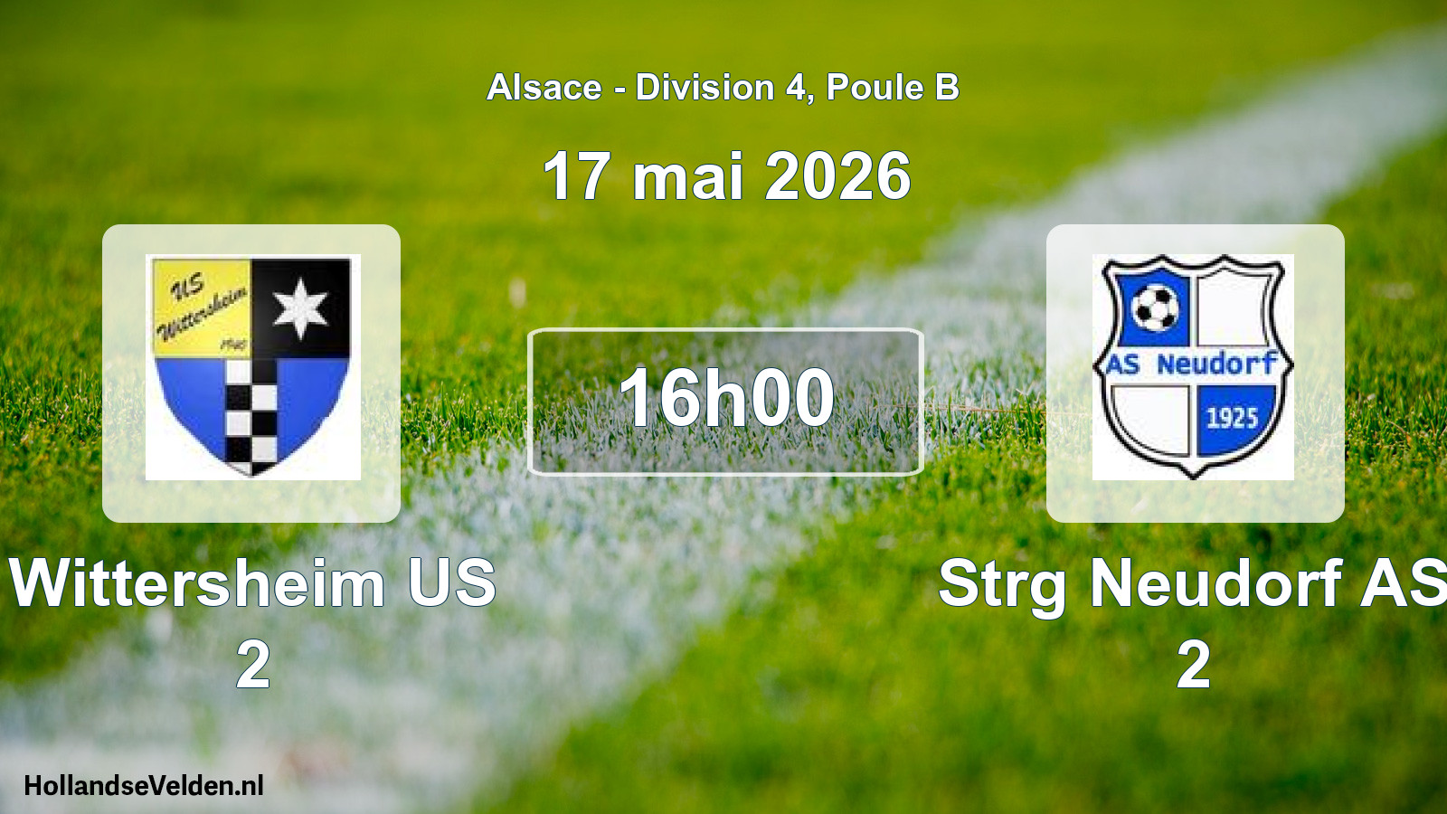 Scheduled Match: Wittersheim US 2 - Strg Neudorf AS 2 (17 May 2026)