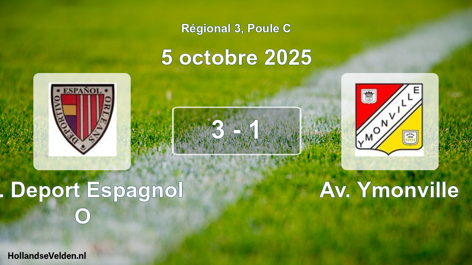 Total number of matches played: C. Deport Espagnol O - Av. Ymonville 3 - 1 (5 October 2025)